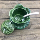 Cabbage slip tureen