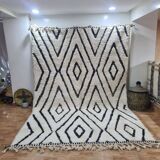 Handmade wool Berber rug 300 x 200 cm