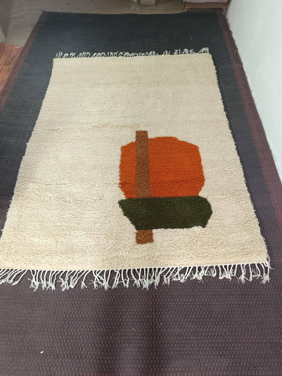 Natural wool rugs