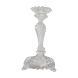 Old glass-made candlestick