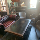 Metal coffee table