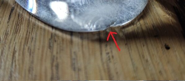 Lampe de bureau chevet originale Base cristal Globe opaline ancien