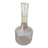 Engraved wine carafe