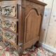 Commode Nîmoise Louis XV en chêne sculpté