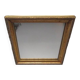 Small old mirror in wood and gilded stucco