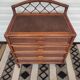 Commode vintage en rotin
