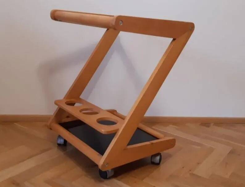 Midcentury Serving Bar Cart or Trolley, 1960s