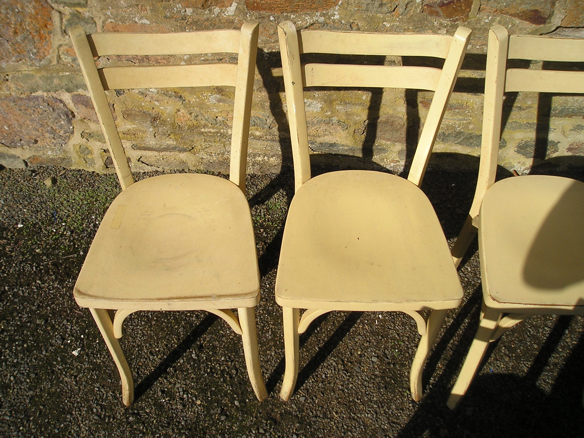 Set of 6 bistro chairs baumann 1960