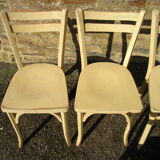 Set of 6 bistro chairs baumann 1960