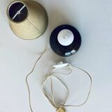 Vintage enameled ceramic lamp