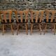 Set of 12 bistro chairs