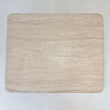 Italian Travertine Coffee Table, 1980s