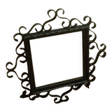 Miroir en fer forgé