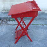 Folding vintage children's desk