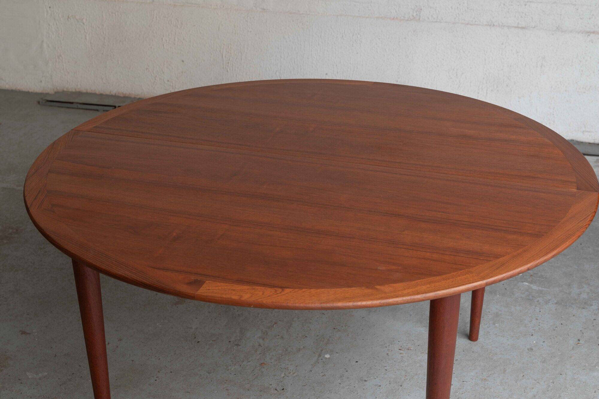 Large dining table by Grete Jalk
