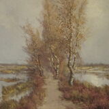 Jacques Van Den Seylbergh oil on canvas