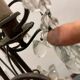 Antique Large Bronze Crystal Chandelier 1920/40’s
