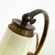 Beautiful, rare brass table lamp with glass shade | 1940s