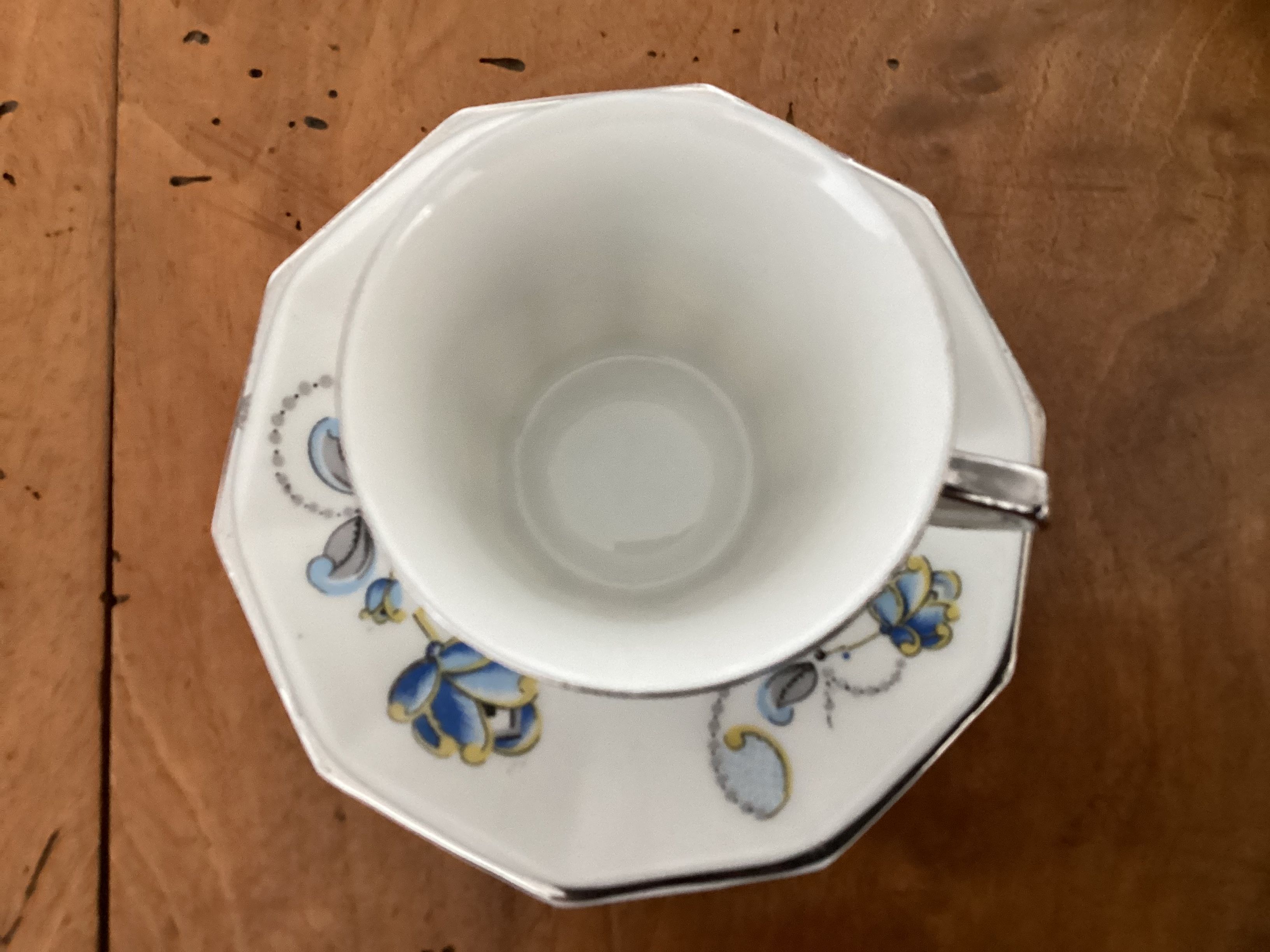 Fine porcelain coffee set "SIP France"