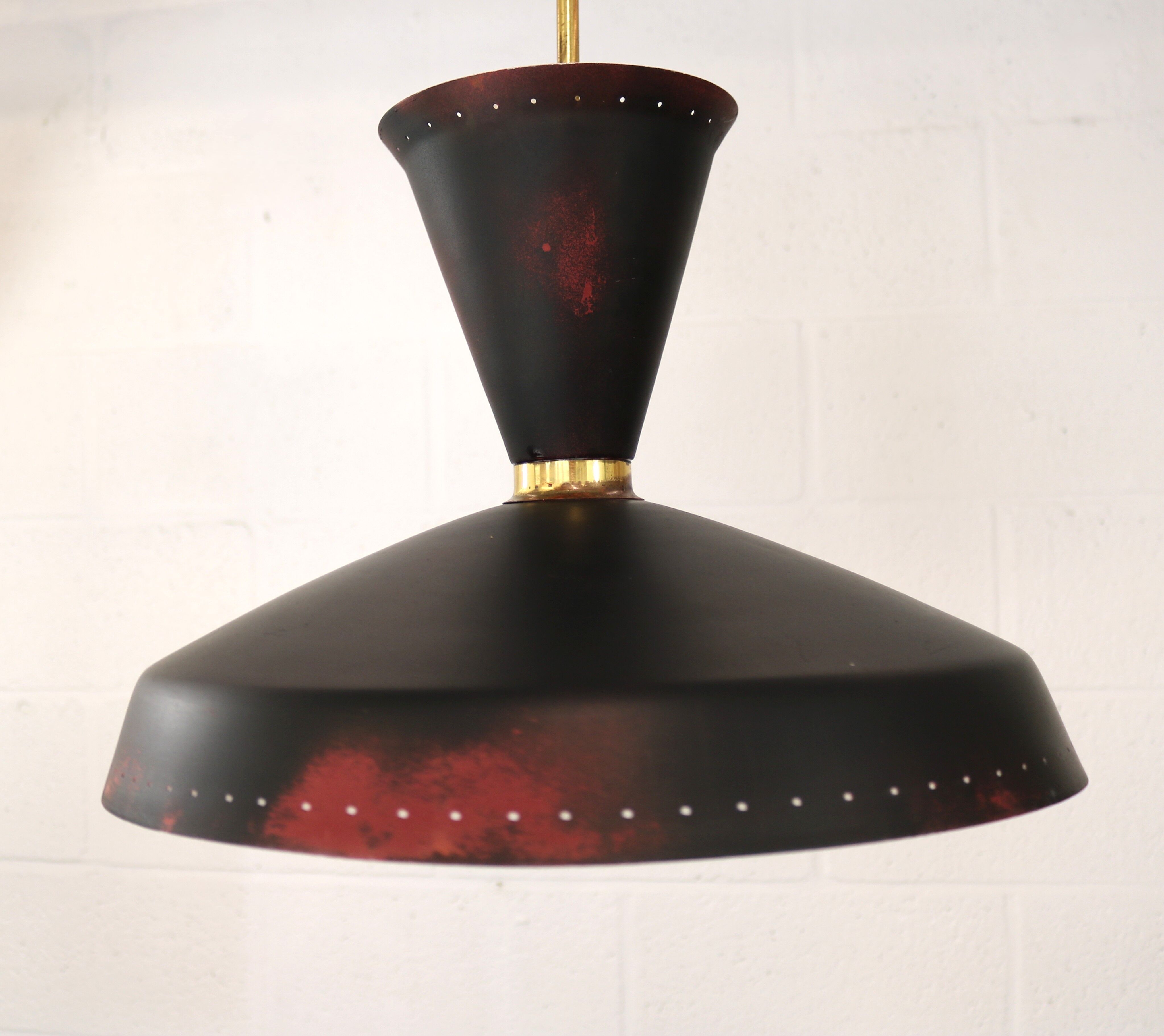 Old Swedish design hanging lamp  ***  Sweden 1960 - Stylish lighting