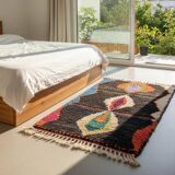 Handmade Moroccan rug in wool 2.5 x 1.5 m