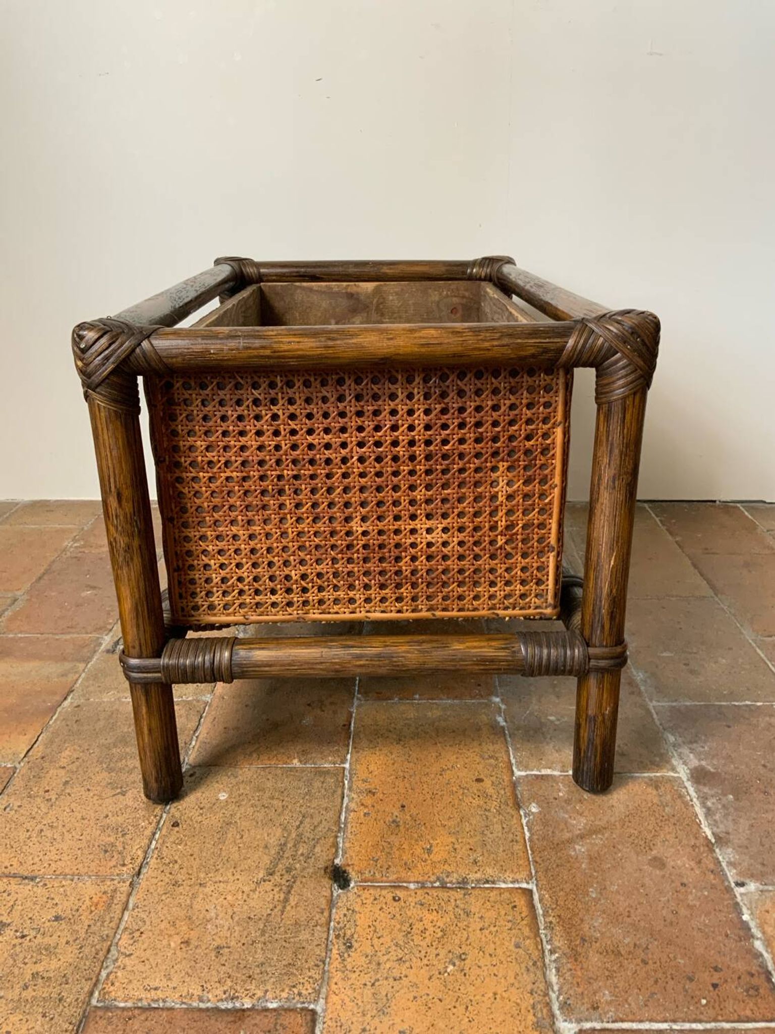 Bamboo and cane planter