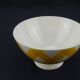Large yellow bowl in Sarreguemines earthenware.