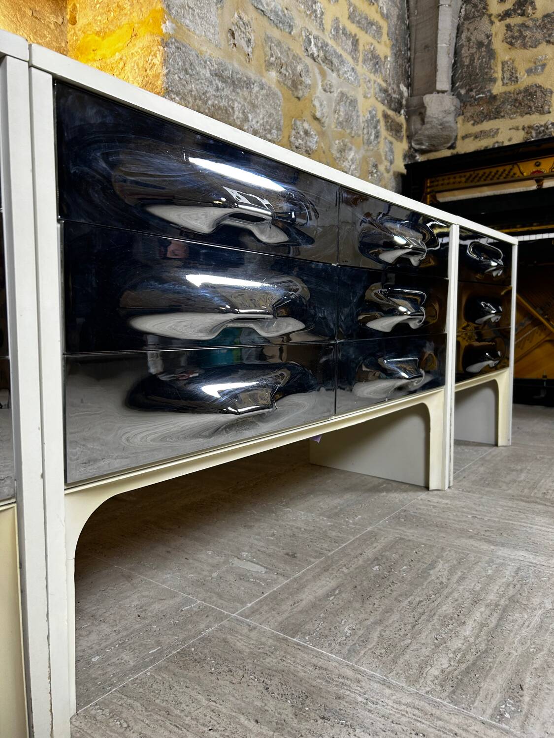 Raymond Loewy DF2000 chest of drawers and bedside tables