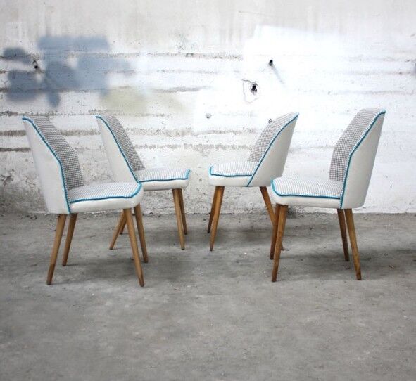 Chair vintage grey chicken foot