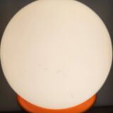 Orange ceramic lamp, Space Age, West Germany, 1960-70