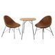Mid-Century Italian Coffee Table and Two Chairs, 1960s