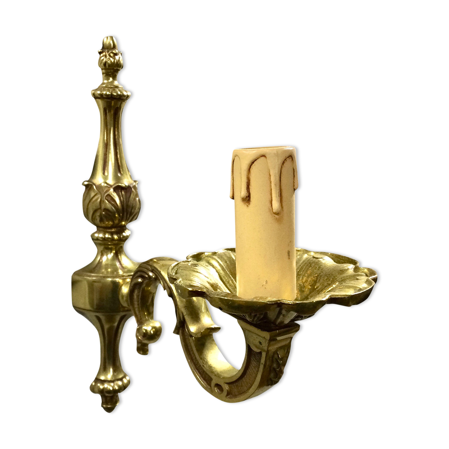 Sconce 1 bronze light in Louis XV style
