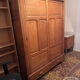 Large solid oak wardrobe – 2 sliding doors – 2