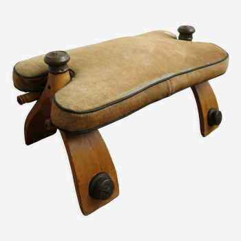 Tabouret selle de chameau