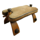Tabouret selle de chameau
