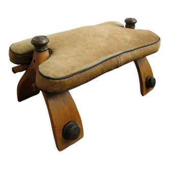 Tabouret selle de chameau