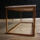 Living room marble metal coffee table