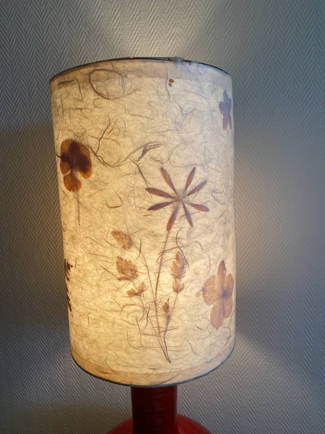 Vintage ceramic lamp from the 70s