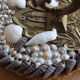 Vintage shell wall candle holder