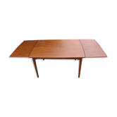 Teak extension table with rounded edges Denmark 1960