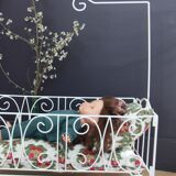 Wrought iron doll bed