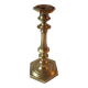 Antique bronze candlestick, 19th century, torch holder, candelabrum.