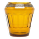 Art Deco vase, honey glass, Bohemia, Czechoslovakia, 1930s