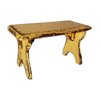 Tabouret repose-pieds XIXème à la patine ancienne