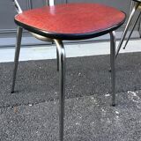 pair of chairs simili Skaï mid century vintage 1960