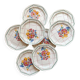 8 flat plates in Grasse earthenware, HBCM (Hippolyte Boulenger, Creil Montereau)
