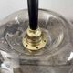 Pair of smoked glass wall sconces