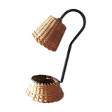 Vintage wicker lamp