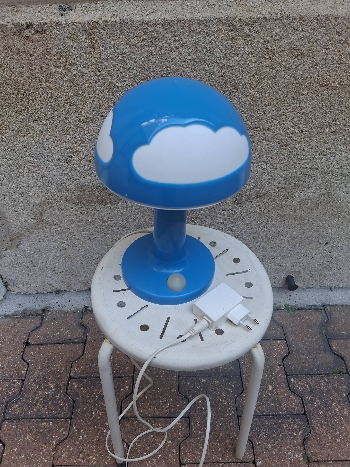 Lampe champignon nuages Skojig années 90