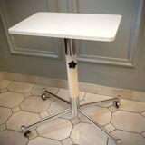 Side furniture with chrome wheels from the 60s